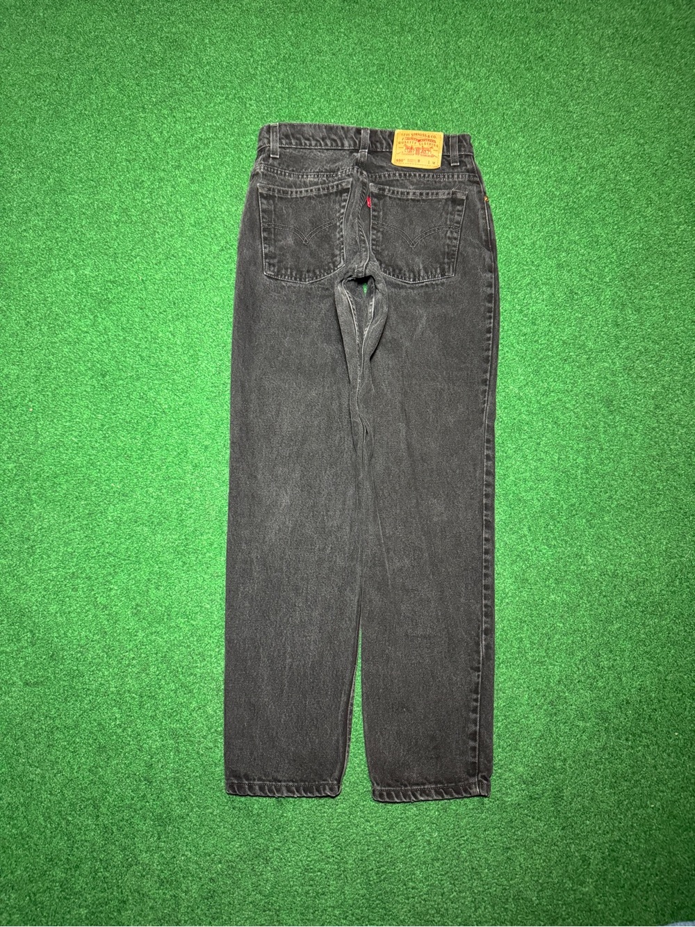 Levis 550 Relaxed Vintage Jeans 90s Womens 9 29x30 Dark Wash Grunge Hipster